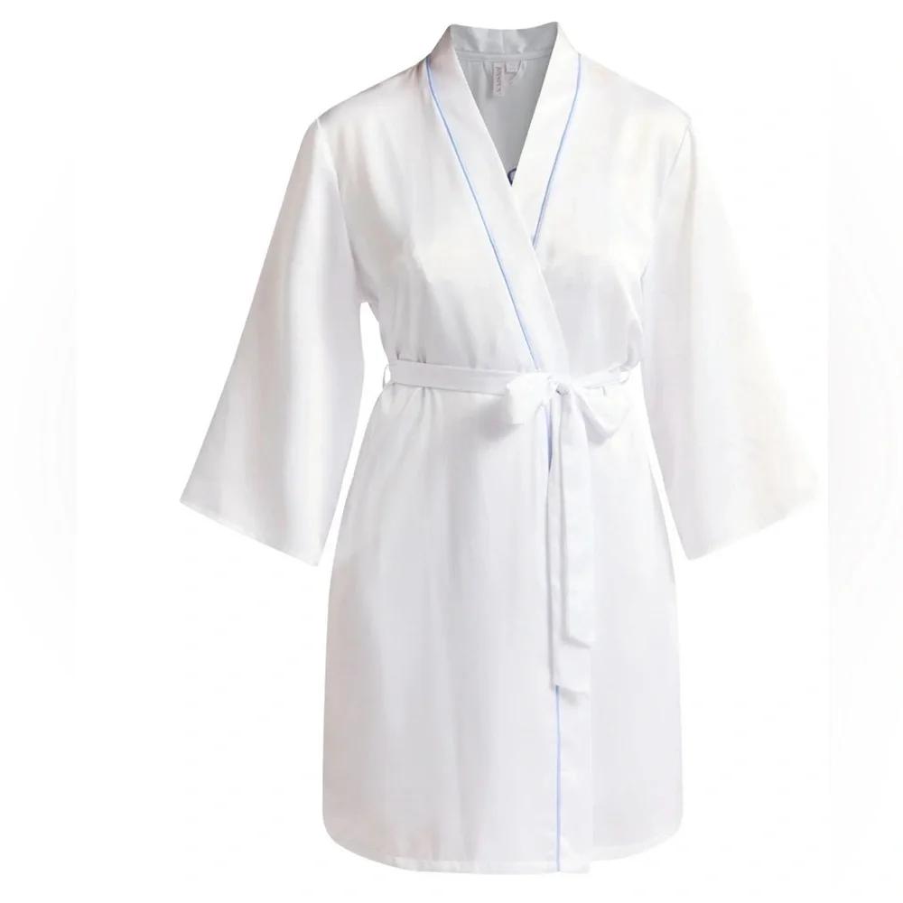 Joyspun Bridal Satin Robe - Picture 3 of 4